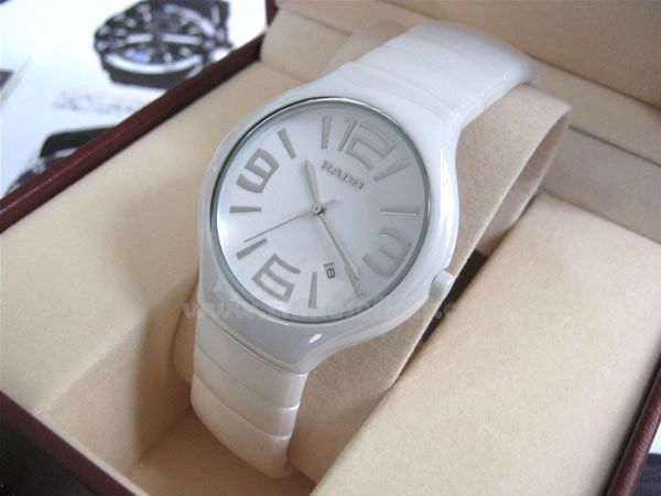 Buy Copy Rado Jubile White Ceramic Ladies Watch Silver Arabic